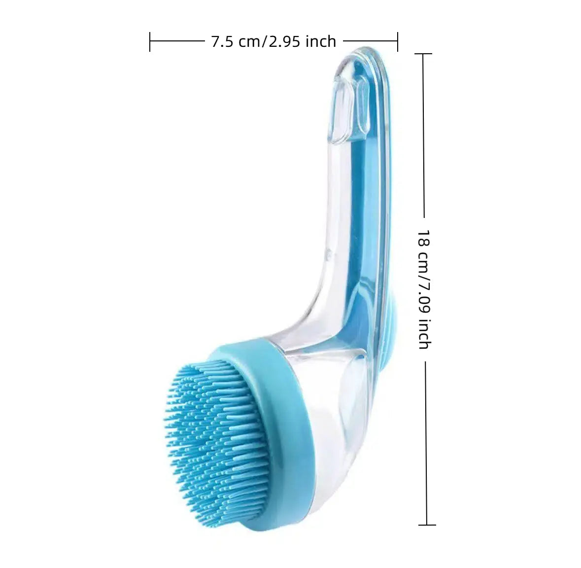 2026 New Universal 2-In-1 Pet Bath & Grooming Deshedding Brush with Built-In Soap Dispenser, 8In×3In×4In Gentle Massage Aid for Dogs & Cats, Enhances Beauty/Hair Care, Saves Dry Shampoo